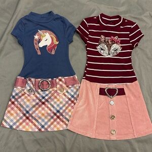 Girls 4/5 dress bundle like new